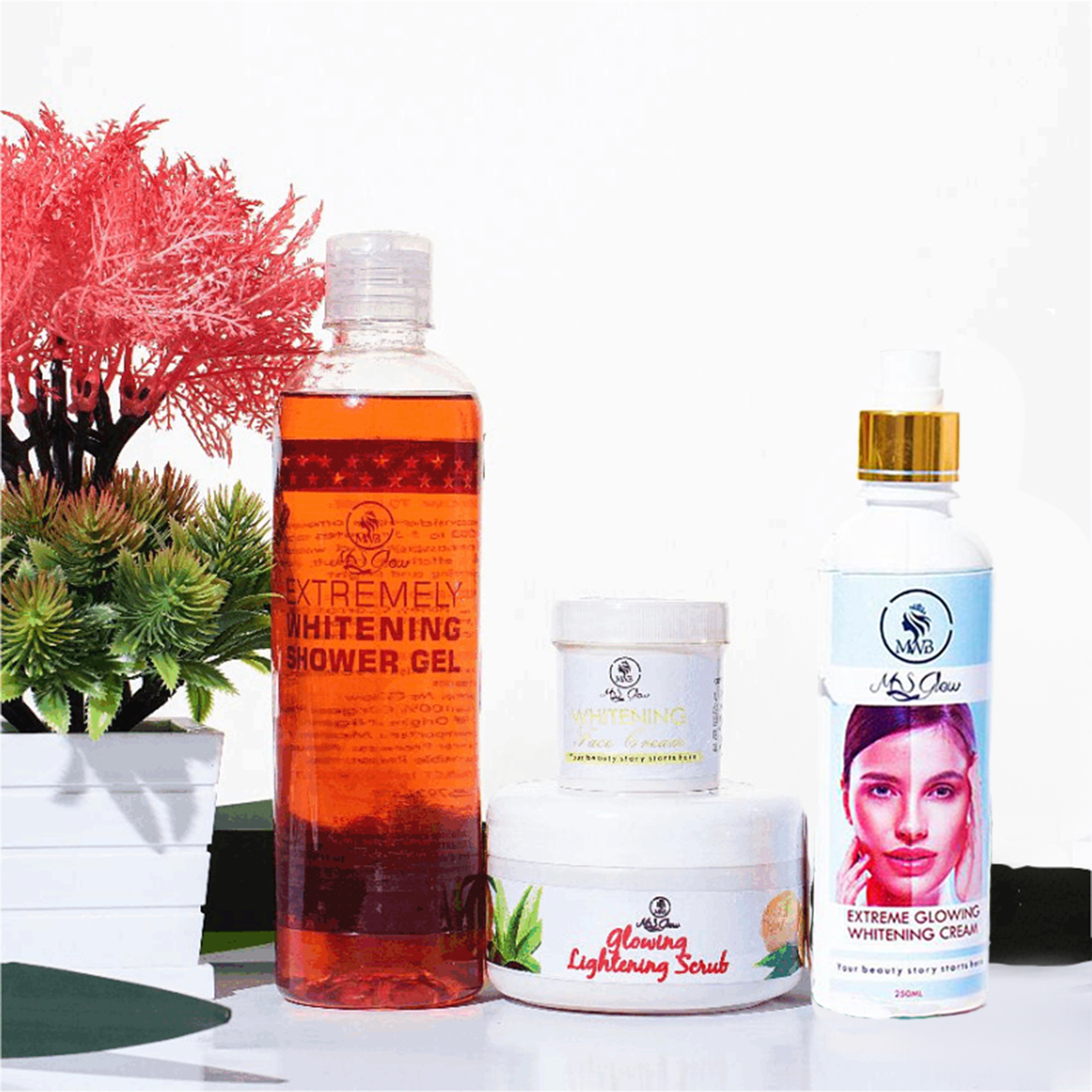 extremely whitening small set (without serum)